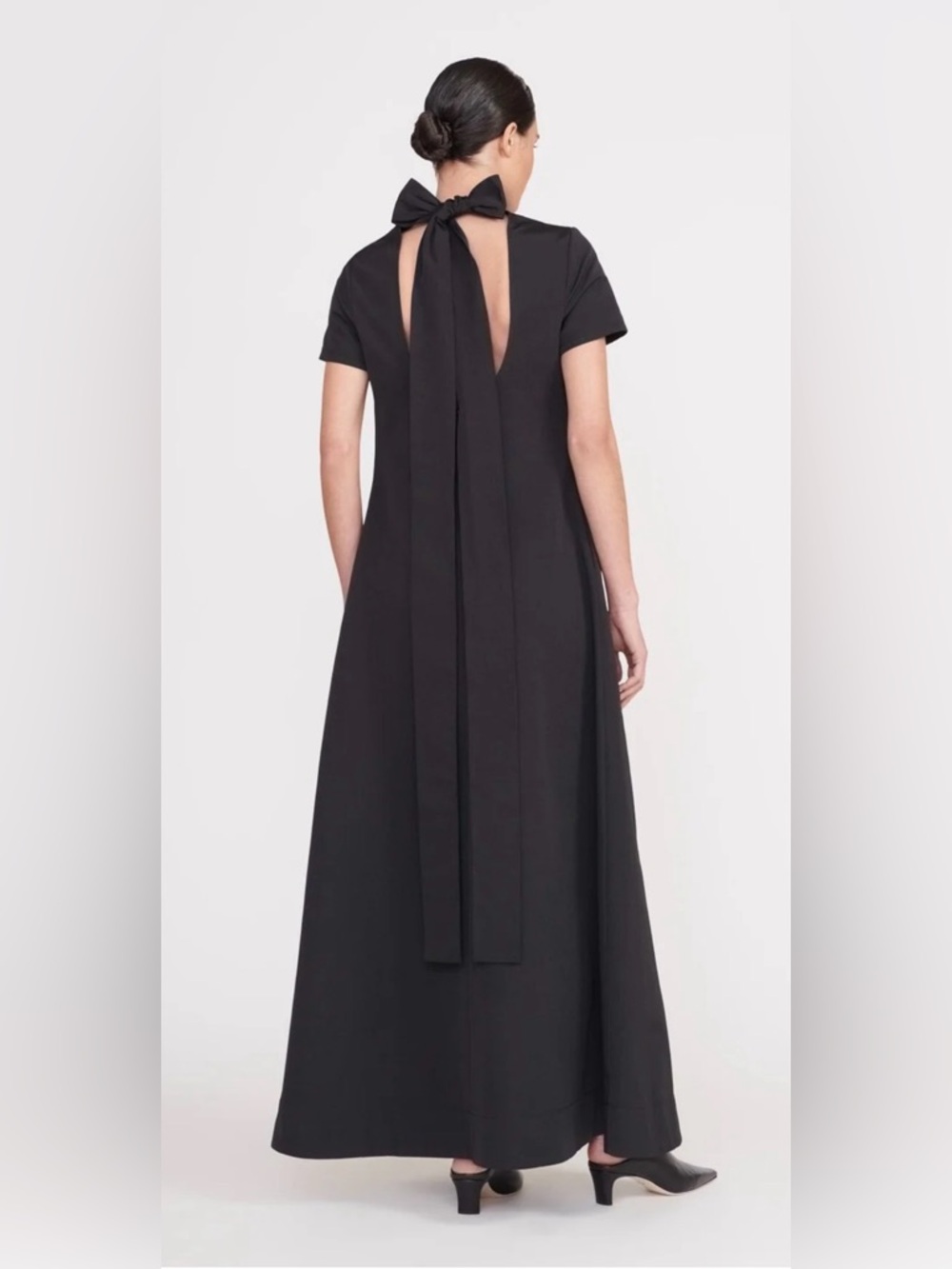 Staud ILANA DRESS  Black, Size S - Picture 2 of 9